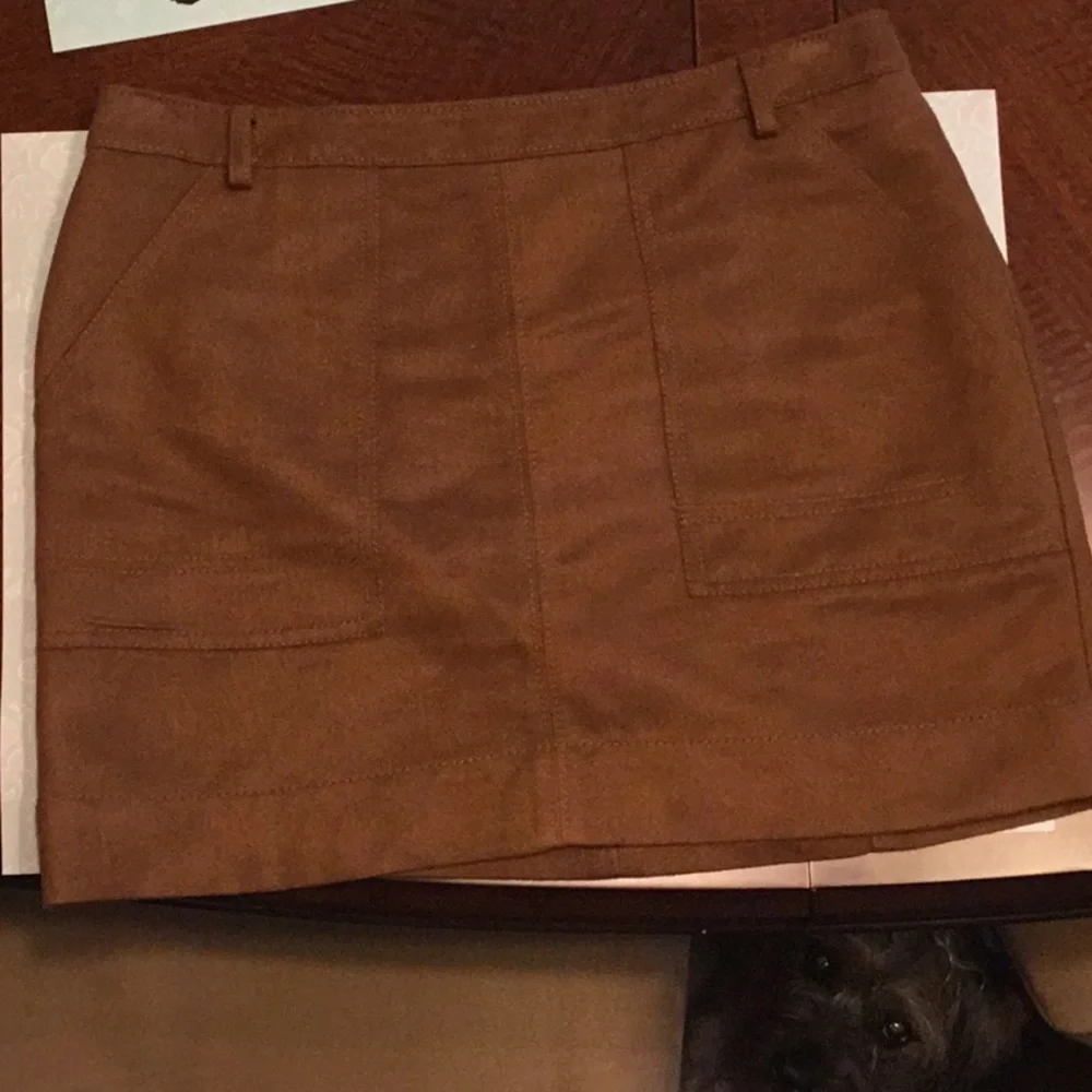 hinge by Nordstrom Faux‎ Suede Mini Skirt 🍁